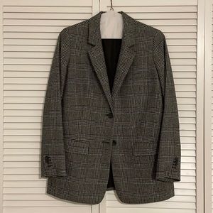 Everlane Oversized Blazer - Glen Plaid - Size 8 (Only worn once!)